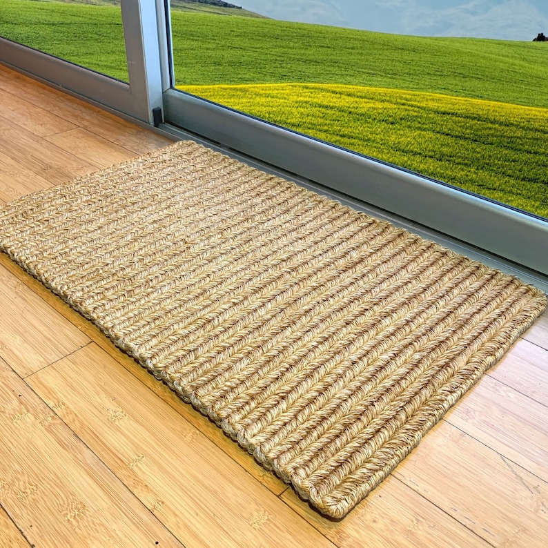 Entryway Rug Indoor Outdoor Door Mat Natural Color Small Rug Etsy