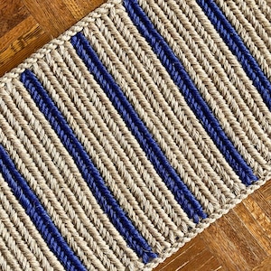 Entryway Sisal Rug Indoor DoorMat, Braided Rug, Front Door Mat Custom Rug, HandWoven Boho Welcome Mat, Natural Decor Rug, House Warming Gift