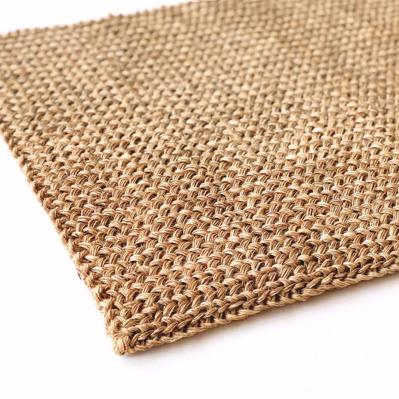 hand braided sisal rug doormat