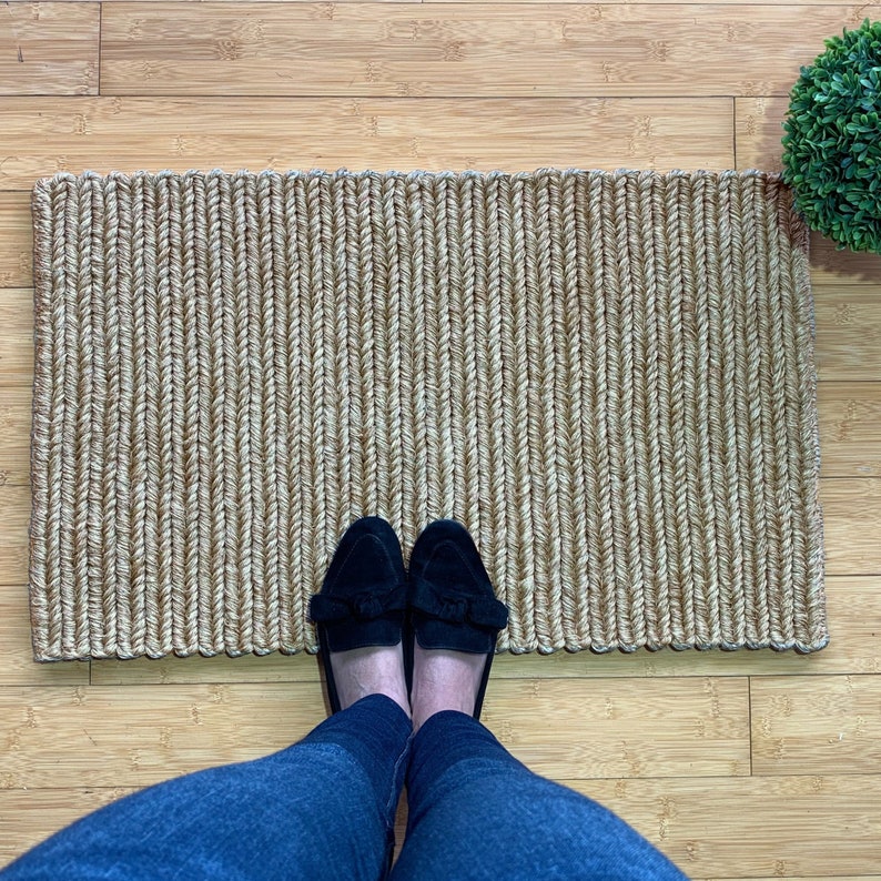 Entryway Rug Indoor Outdoor Door Mat Natural Color Small Rug Etsy