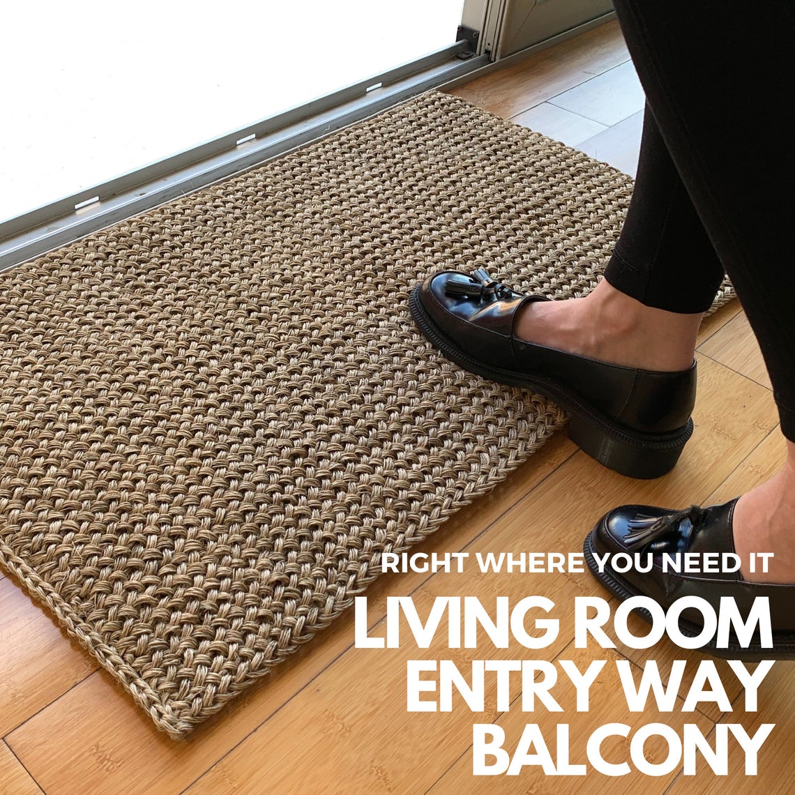 Entryway Rug Indoor Door Mat Natural Fiber Braided Small Rug Etsy