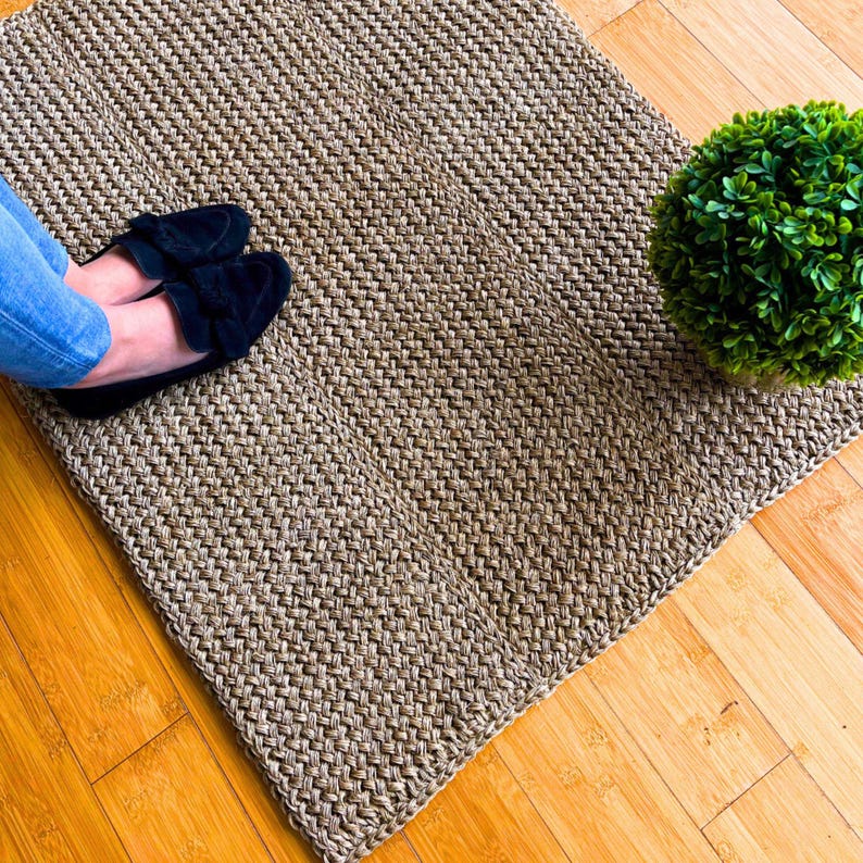 2x3 natural jute mat