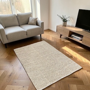 livingroom rug, handmade natural earthy colors