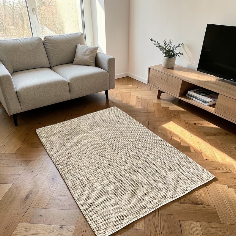 livingroom rug, handmade natural earthy colors