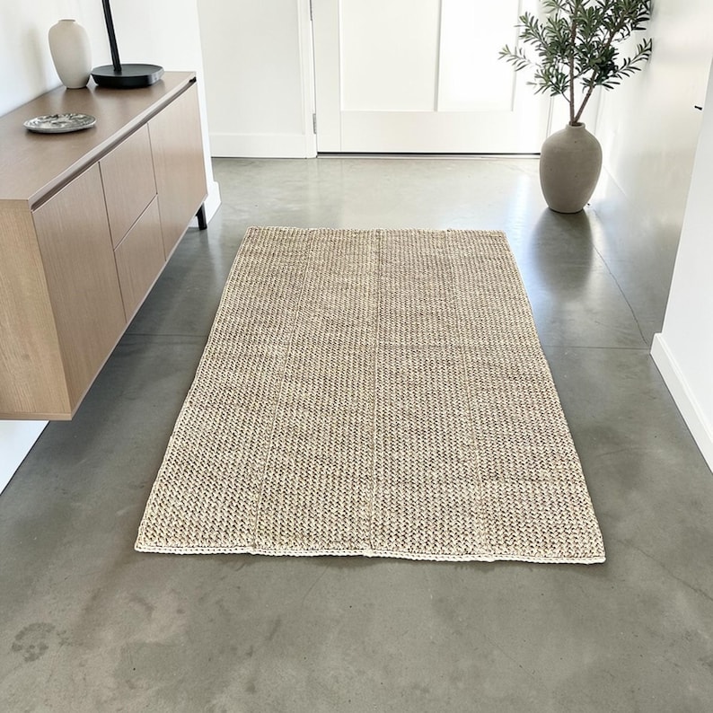 entryway natural handmade rug
