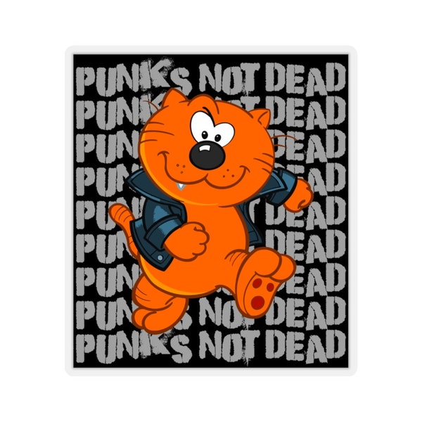 Heathcliff - Punks Not Dead! Stickers / Punk / Riot / Antifa / Antifascist