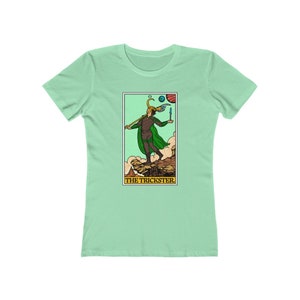 La Carta del Tarot Trickster S.O. Tee / Loki / Thor / Tom Hiddleston / Tarot / Rider Waite / Parody / Comic Book / Marvel / MCU
