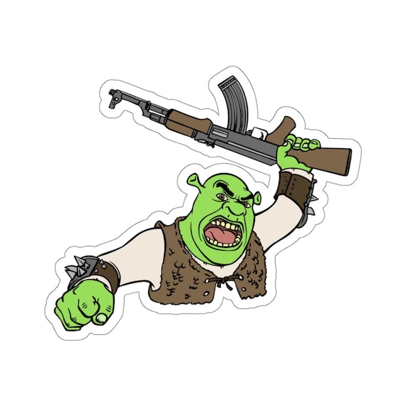 Kiss-Cut Stickers Shrek meme