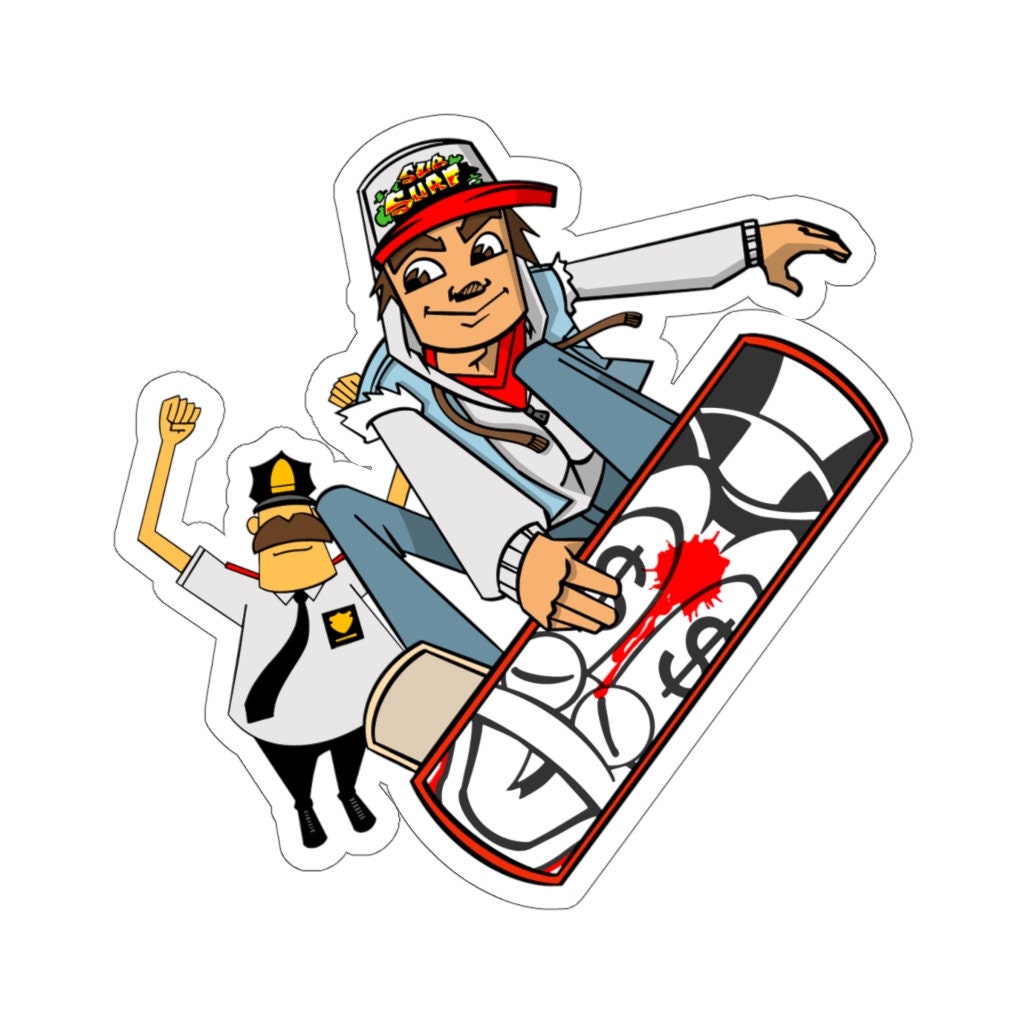 Retro Badge Subway Surfers Jake - Subway Surfers - Pin