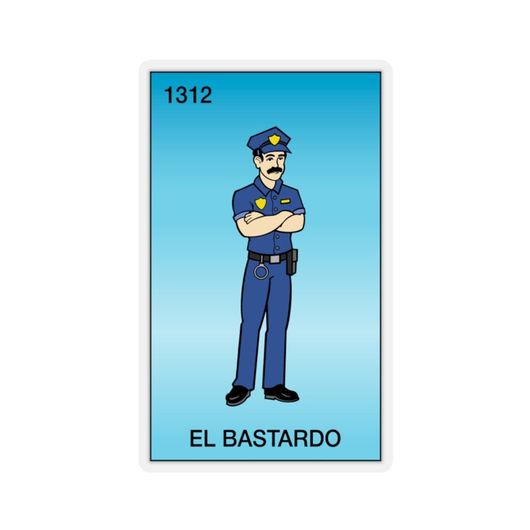 El Bastardo Loteria Card Stickers / ACAB / 1312 / Defund the Etsy