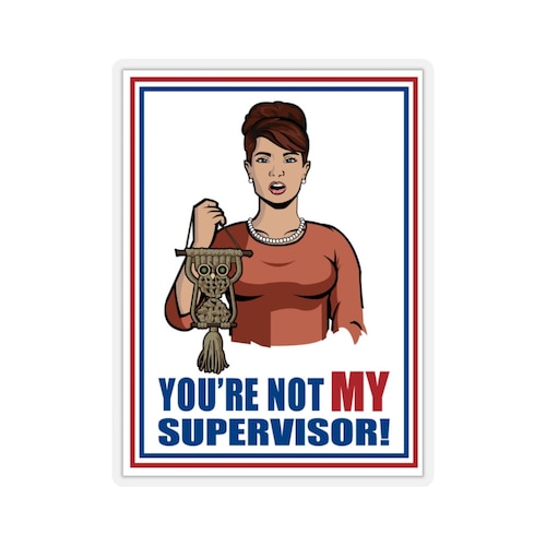 Cheryl you're Not My Supervisor - Etsy