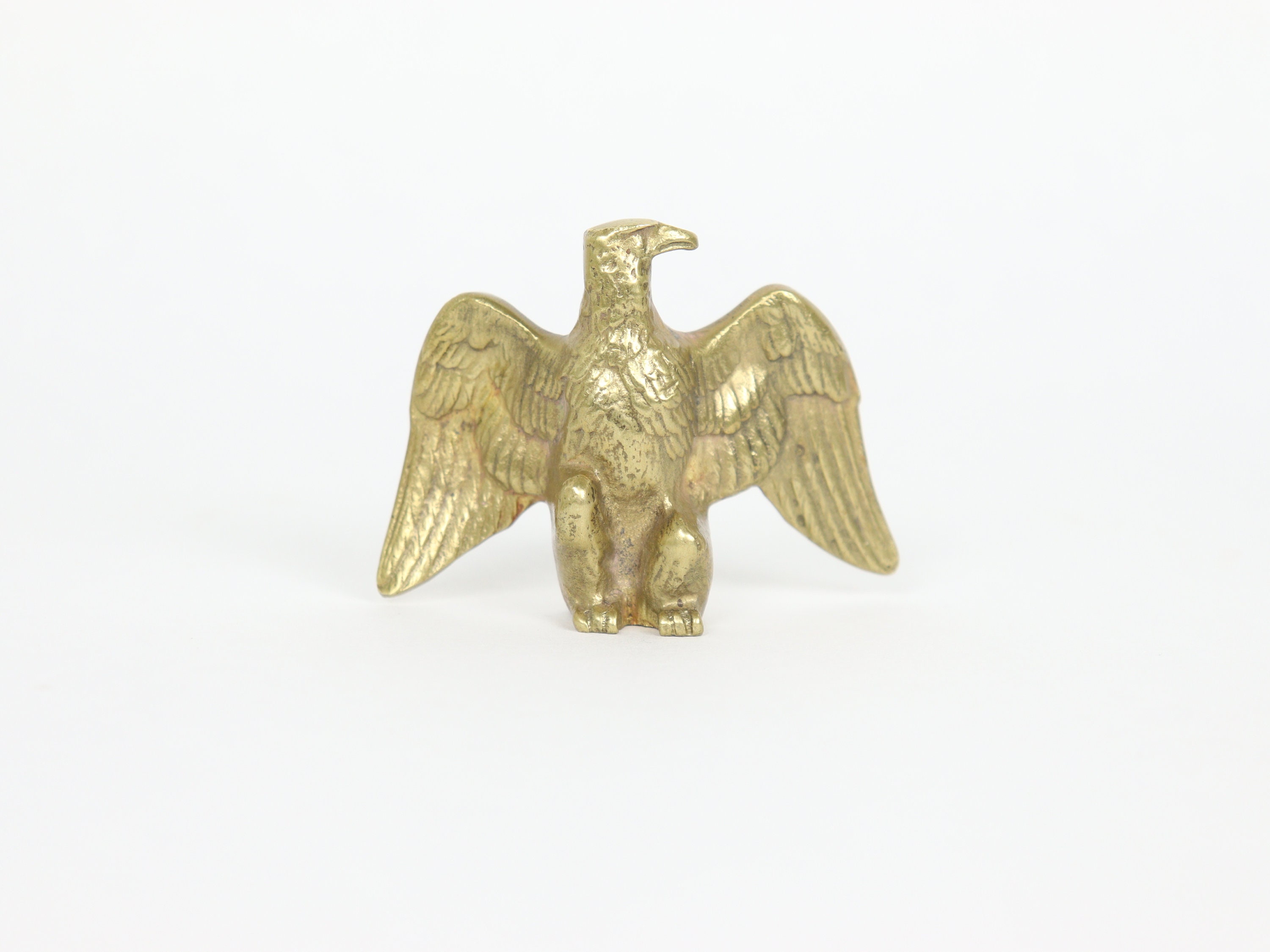 An eagle from a Napoleon III flagpole in gilt bronze, mo…