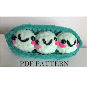 Crochet Pattern: Three Peas in a pod