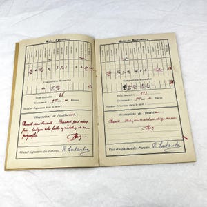 1960s - Correspondence book of a French young schoolgirl from 190-1961