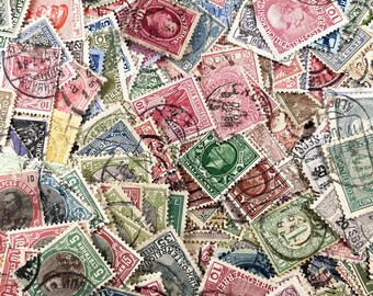 Late 19th–1914 European Postage Stamps Lot Of 25 - Antique Philately - Pre WWI Used Stamps - Vintage Postal History