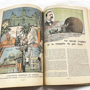 1932 - Almanaque francés del año 1932 de 128 páginas - Almanach du Pélerin con numerosas ilustraciones, artículos, novelas, etc. - 128 páginas