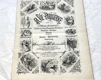 1900s - La Vie Parisienne French Illustrated Magazine - Belle Époque Satirical Journal - Paris Fashion and Art Review