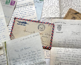 1950s - French Letters Set - Airmail & Military Post Ephemera
