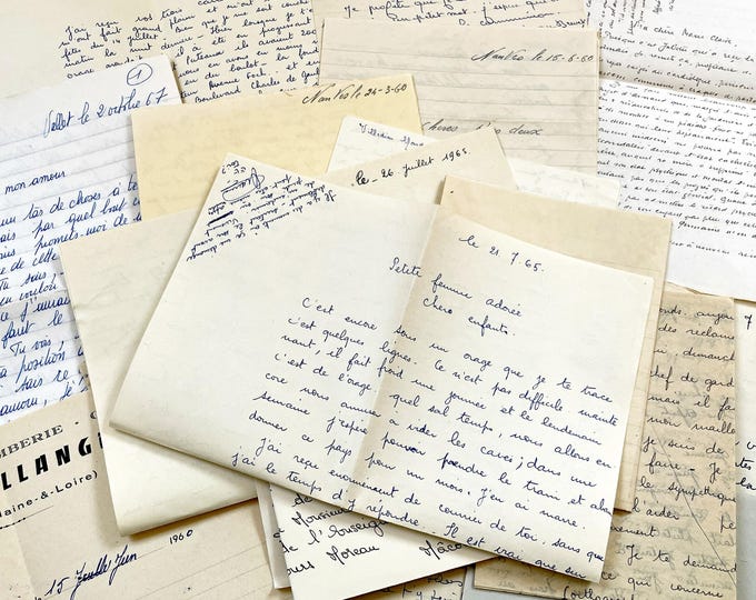 1960s - Set of 20 Letters From 1960s - Etsy