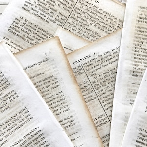 May include: A collection of aged book pages, featuring text in a foreign language. The pages are yellowed with age, creating a vintage aesthetic. The text is in a gothic font. The image evokes a sense of history and literature.