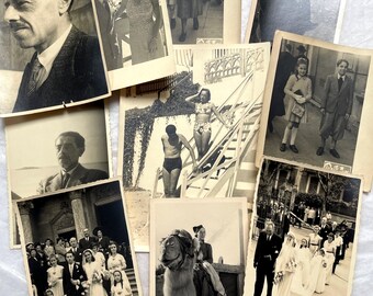 1940s - Vintage Photo Lot - Family Moments and Travel Stories