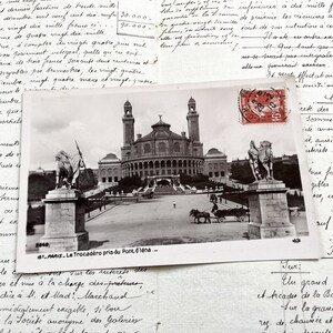 1910s - Paris postcard - The Trocadero - Vintage Paris postcard