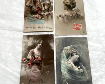 1910s - French Postcards - Belle Époque Design