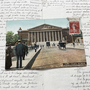 Années 1900 - Carte postale de Paris - La vie des Parisiens en 1900 - Assemblée nationale