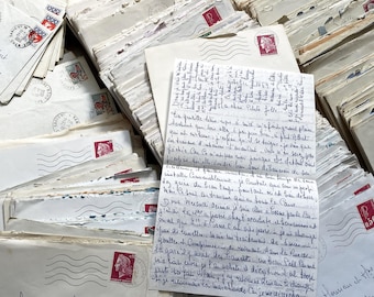 1960s - 1970s - 5 letters from a mother to her daughter and her son-in-law - Handwritten letters in their envelope