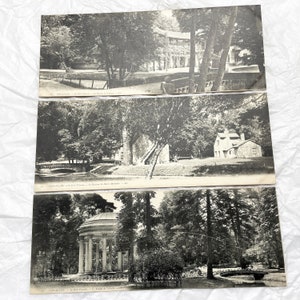 Anni '10 - Palazzo di Versailles - 3 cartoline panoramiche francesi del Petit Trianon costruito per Maria Antonietta