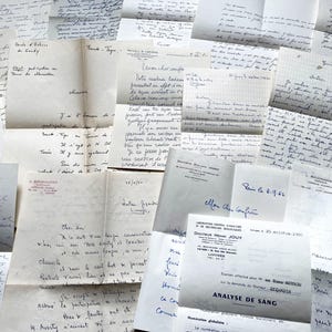 Années 60 - 20 lettres envoyées à un médecin français dans les années 60 - Les lettres qu'il recevait venaient de sa famille, d'autres médecins ou d'amateurs d'échecs.
