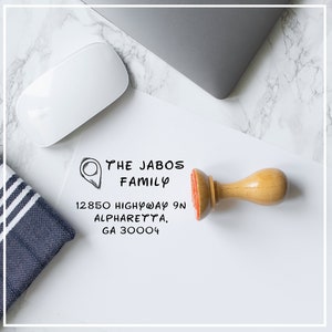 Custom Address Stamp, Self Inking Address Stamp, Housewarming Gift Personalized, Wedding Return Address Stamp, Personalized Rectangle Stamp