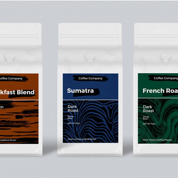 Coffee Packaging Etsy