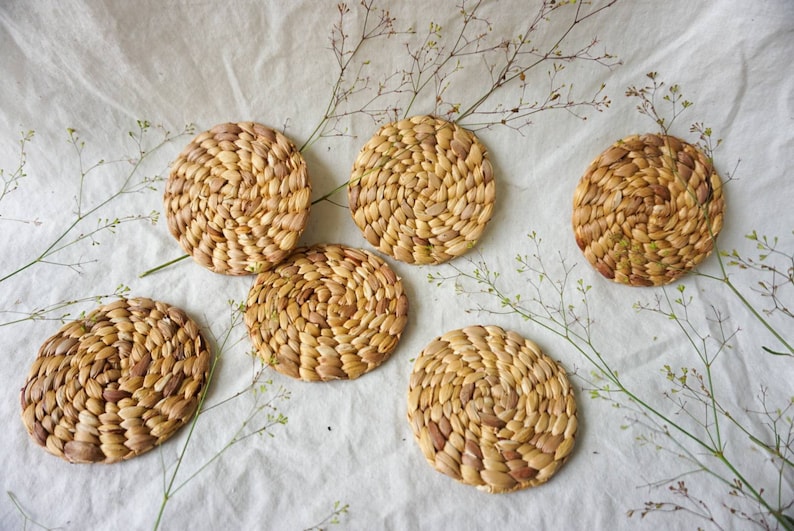 BagoEco Water Hyacinth Coaster - Thumbnail 4