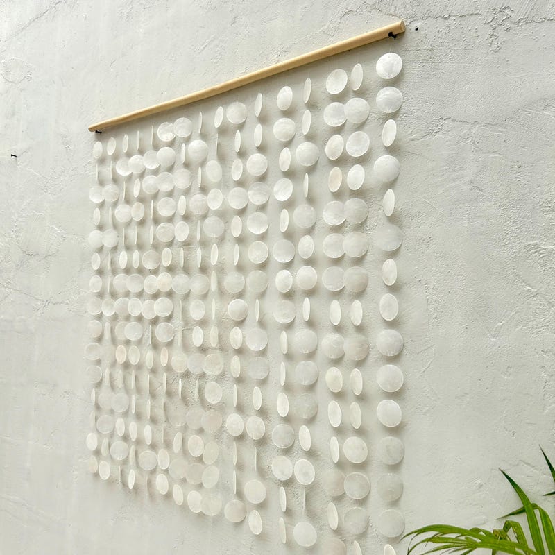 Capiz Shell Wall Hanging - Etsy