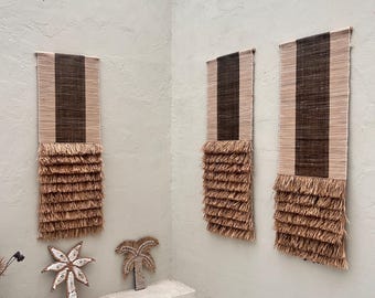Beige Modern Mediterranean raffia art