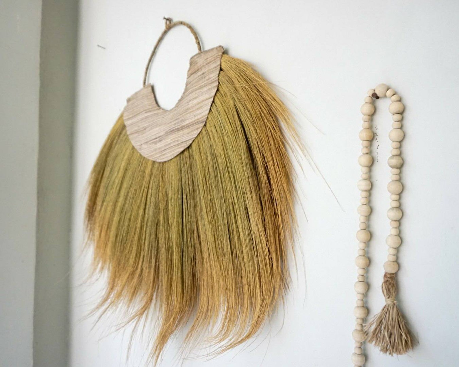 Large Seagrass Wall Hanging Decoration | Natural Wall Home Decor ...
