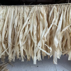 Soft Fringes natural raffia for crafting