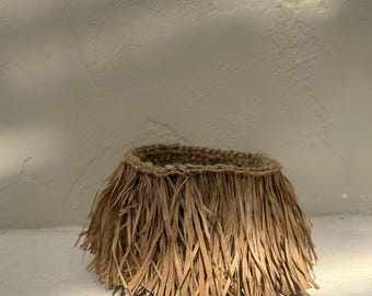 Boho häkeln Raffia Kerzenhalter | Landhaus Kerzen Dekor