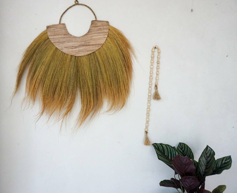 Large Seagrass Wall Hanging Decoration Natural Wall Home Etsy