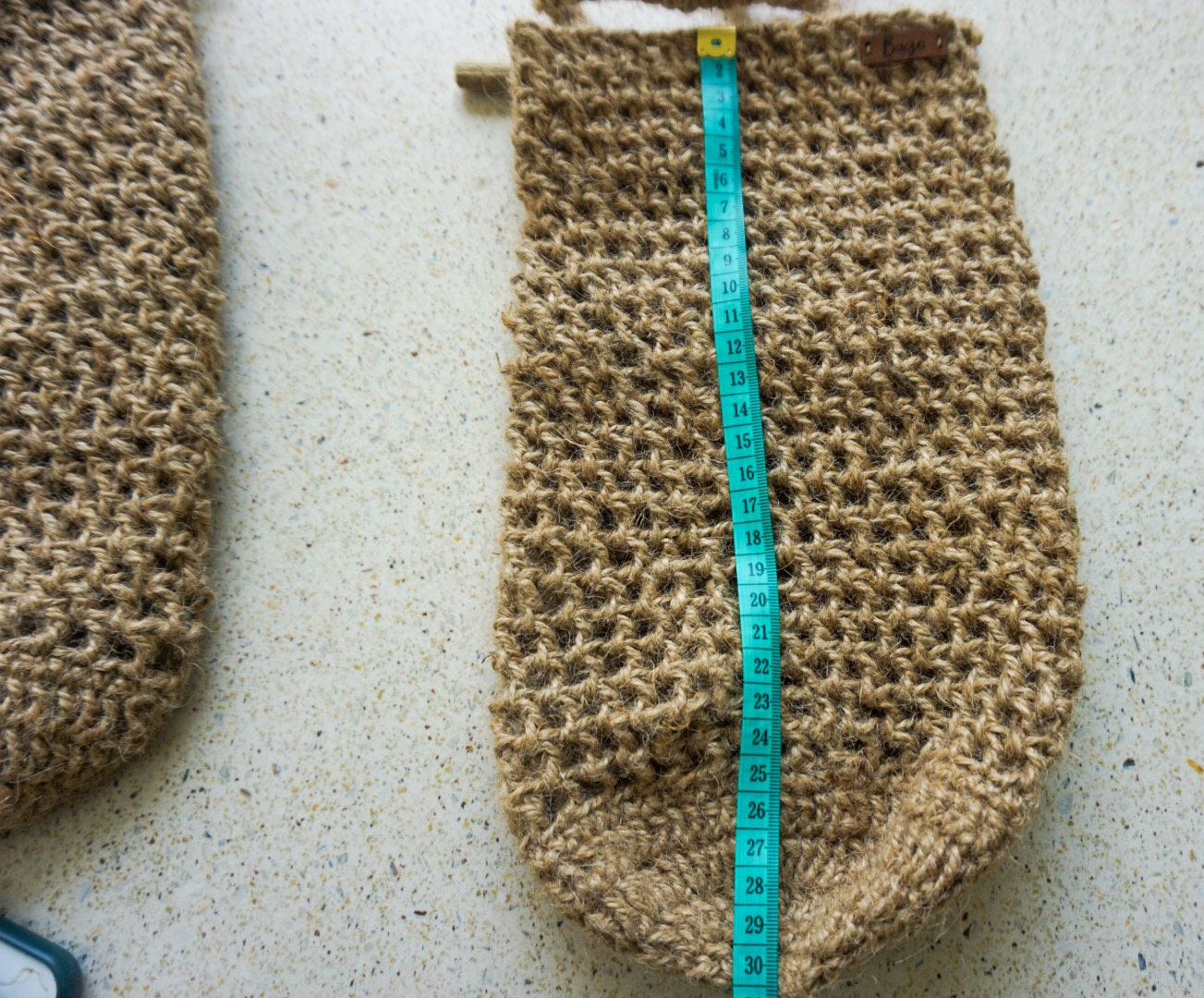 Set of 2 Jute Hanging Basket Large Jute Twine Basket Jute Etsy