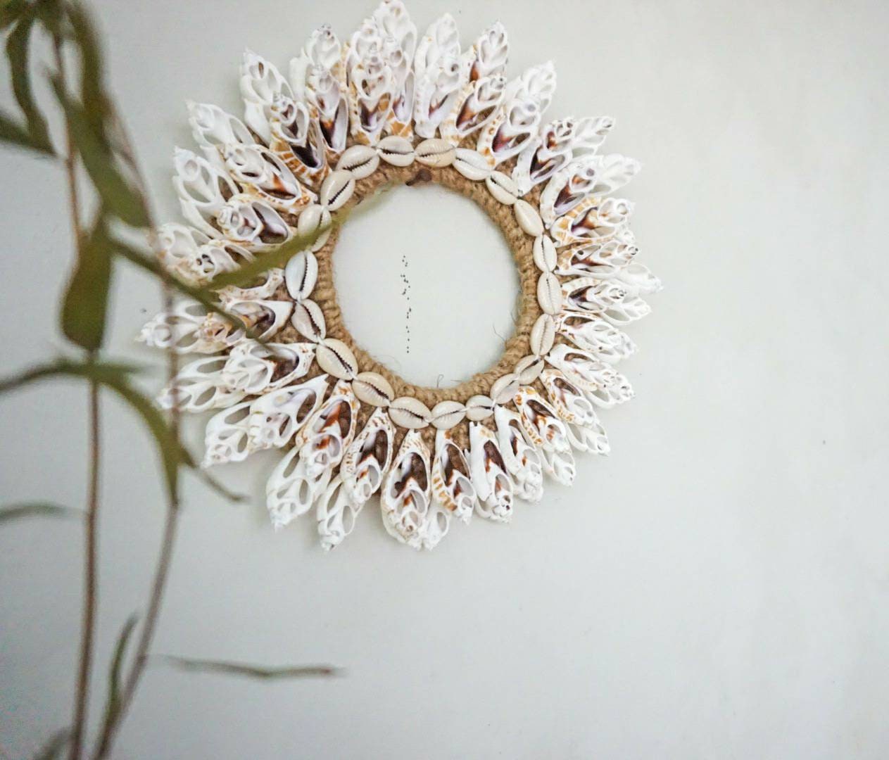 Seashell Wall Hanging | Bali Art, Beach House Decor (25cm) - Etsy