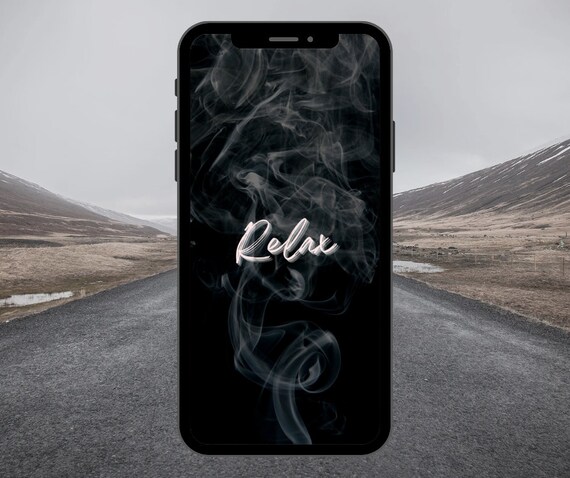 Phone Wallpaper relax Smoke Wallpaper Cell Phone - Etsy