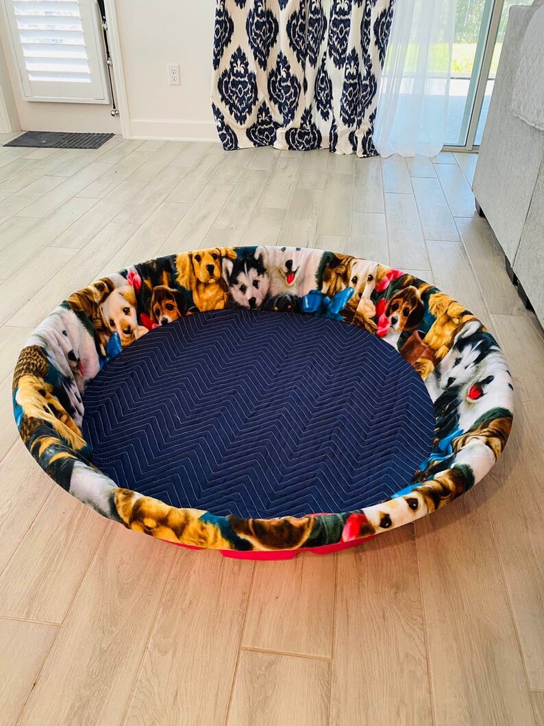 Fleece Dog Whelping Pool Cover Whelping Box Cover Small Etsy