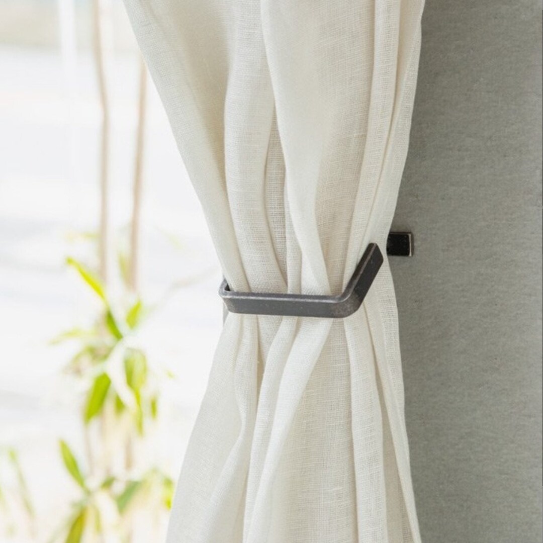 Wrought Iron Curtain Tie Back , Metal Curtain Hold Backs, Handmade Iron