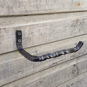 Toilet Roll Holder Forged Wrought Iron Steel Industrial Style