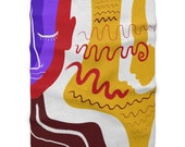 Abstract Art Blanket Aesthetic Blanket Colorful Throw Blanket Funky Decor Eclectic Home Decor Fun Home Decor Couch Throw Blanket for Bed
