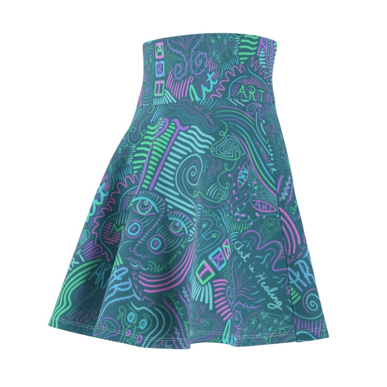 Art Lover Gifts for women Gift for Artist Friend Artsy Skirts Artistic Womens Clothing Artist Gifts for Women Art Skirt Artist Clothes