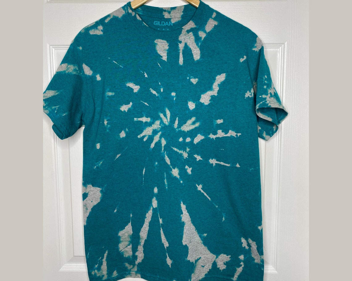 T Shirt Tie And Dye Javel Colorant deau de Javel T-shirt tie dye inversé tie dye | Etsy