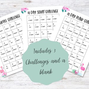 30 Day Challenge Fitness Pack, fitness challenge, workout, workout planner, fitness plan, workout plan, New Year, New You